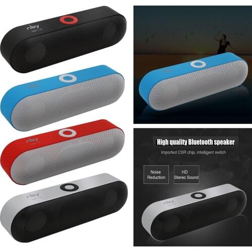 NBY-18 Mini Bluetooth Speaker Subwoofer Travel Music Speakers Support TF AUX USB