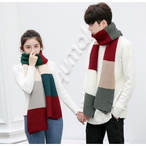 New fashion women elegant comfortable scarf winter wild knit warm fresh sweet cute outdoor holiday temperament soft couple scarf