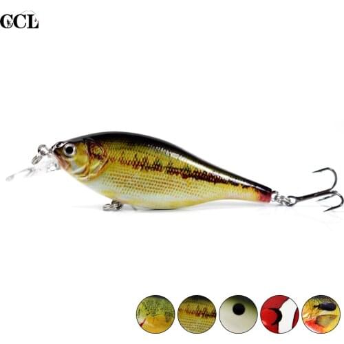 5pcs/Lot Crank 95mm 12.5g Sinking Wobblers Fishing Bait Vivid Swim Action Rattle Crankbait for Fishing