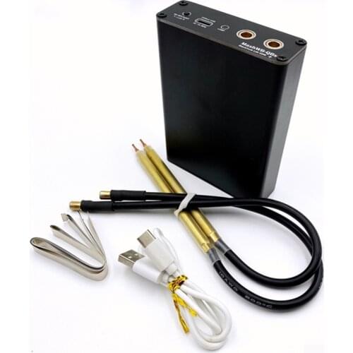 Mini Portable DIY automatic trigger spot welder 18650 rechargeable battery spot welder household kit short circuit protection