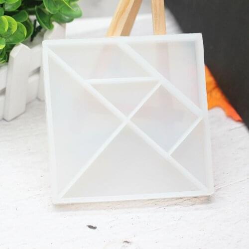 1pcs Transparent Epoxy Jigsaw Puzzle Creative Silicone Resin Molds For DIY Jewelry Accessories Making Craft Tools
