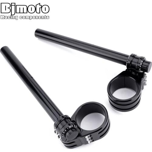 Adjustable Motorcycle 55mm Handbar Clip Ons For BMW R NINE T RNINET 2014-2019 Motorbike Fork Tube CNC Handlebars Clip-Ons