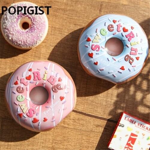 Christmas Packaging Gift Donut Dragee Candy Box Baby Shower Gift Boxes Donut Theme Birthday Wedding Party Deco Chocolate Bags