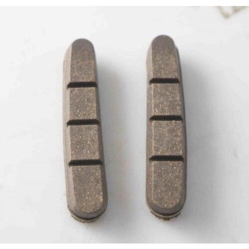 Bicycle Road TRACK Brake pads carbon rim shoes Brown Right&Left