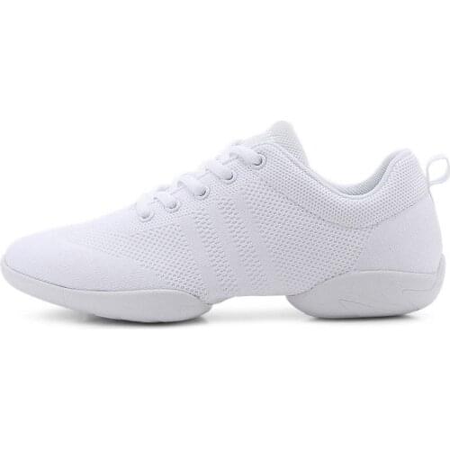 Women Breathable Dance Shoes Comfortable Soft Bottom Fitness Shoes Men Jazz Shoes Girl Professional Training Sneakers Child