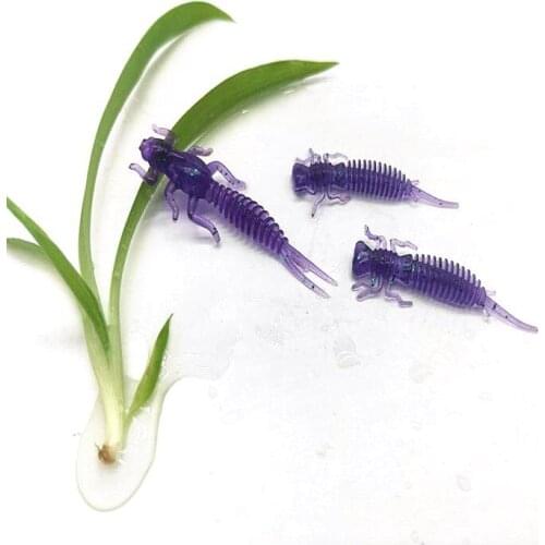 10pcs/lot 40mm 50mm Soft Lure Worm Jigging Lure Carp Fishing Iscas artificial Crankbait Pesca