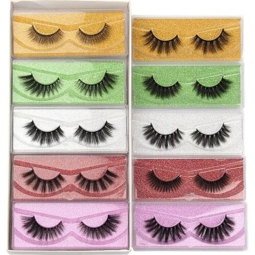 10 Pieces Of Mink Eyelashes 3D Mink Eyelashes Natural Mink Eyelashes False Eyelashes Makeup False Eyelashes