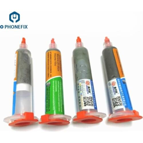 PHONEFIX BGA Solder Paste Flux Syringe 10CC High Medium Low Temperature Soldering Paste For Welding Tool Welder Repair Rework