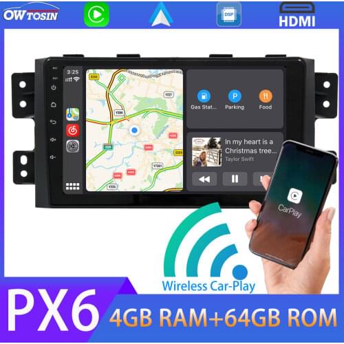 Android 10 Car Multimedia Player For Kia Borrego Mohave 2008-2016 PX6 4G+64G GPS Navigation Radio TDA7850 BT 5.0 Auto Stereo DSP