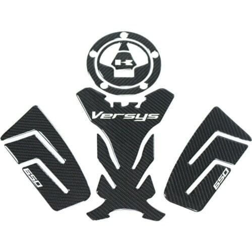 Free shipping! k-sharp Carbon 3D ADESIVI Sticker Decal Emblem Protection Tank Pad Gas Cap Fit KAWASAKI versys 650
