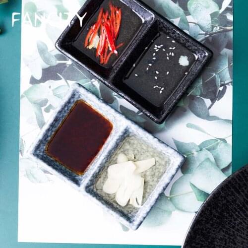 FANCITY Japanese sauce dish, household dipping dish, creative side dish, soy sauce dish, vinegar dish, flavor dish, ceramic smal