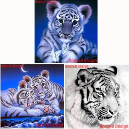 Great 5d diamond embroidery full set tiger diamond mosaic animal rhinestone pictures diamond painting full set decoration home
