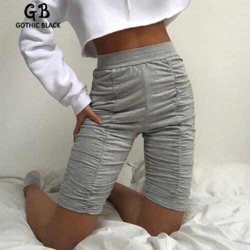 Gothic Black Women's Sports Shorts