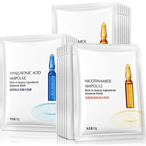Face care Facial Mask Collagen Hyaluronic Acid/Nicotinamide Mask Moisturizing Hydrating Anti-Aging Depth Replenishment Skin Care