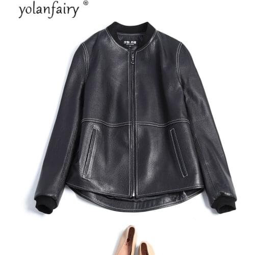 Real Leather Clothes for Women Genuine Leather Jacket Women Autumn 2020 Woman Sheepskin Jackets Female Coats Mujer Chaqueta