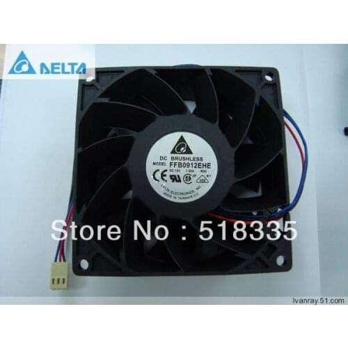Original for delta FFB0912EHE 92*92*38MM 12V 1.50A axial case Cooling Fan