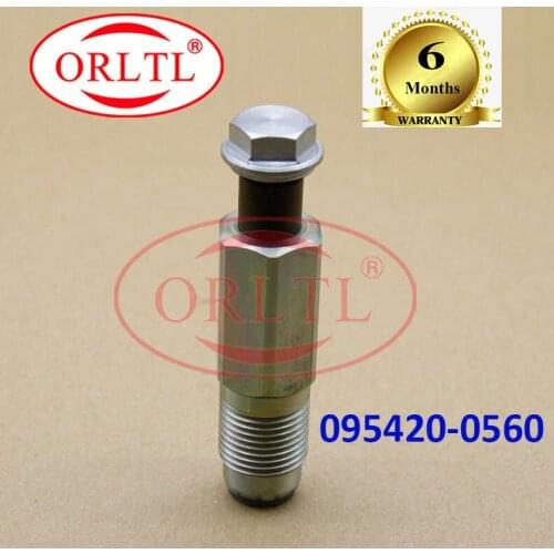 ORLTL 0954200560 Genuine New Pressure Relief Valve 095420-0560 Diesel Fuel Injection PLV 095420 0560 For Denso Injector