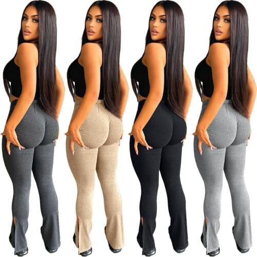 Casual Women Jogger Pants Has Stretch High Waist Solid Color Streetwear Summer Clothes For Women Outfit