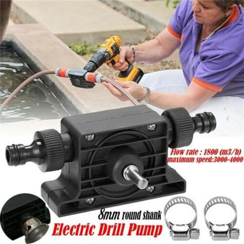 Garden Centrifugal Pumps Portable Electric Drill Pumps Diesel Oil Fluid Water Pump Mini Hand Self-priming Liquid Transfer Pumps