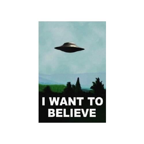 Removable Mural Home Decor 20x30 inches Wall Poster Top Selling New X Files I Want To Believe TV Custom Poster Drop Shipping