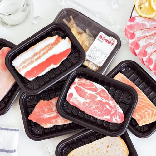 1PC Meat Food Fish N Times Sticky Notes Post-it Notes Memo Sheets for Memorandum Planner Paper Sticker Stationery Label Bookmark