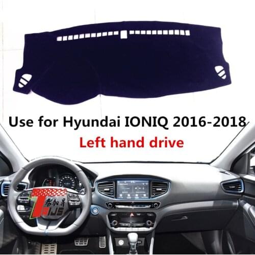 TAIJS Factory Sport Casual Simple Polyester Fibre Car Dashboard Cover For Hyundai IONIQ 2016 2017 2018 Left hand drive