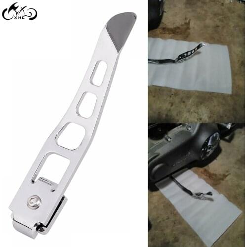 Motor Chrome Kickstand Extension For Harley Dyna Low Rider FXDLS 2016-2017 Fat Bob FXDF 2008-2017 Street Bob EFI FXDBI 2006