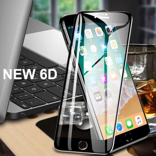 6D Full Cover Curved screen Tempered Glass For iPhone 11 X XS MAX 8 7 6 Plus glass iphone X XR screen protector Protective glass