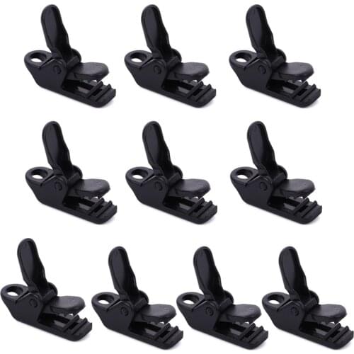 10 Pcs Caravan Jaw Grip Trap Tent Awning Canopy Windproof Clamp Tighten Tool Tarp Canvas Clip Snap Gripper