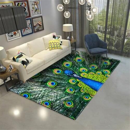3D Animal Pattern Carpet Living Room Modern Luxury Decoration Large Bath Mat Rectangle Coffee Table Rug Bedside Carpets Bedroom