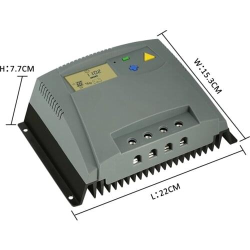 80A 100A 12V 24V 48V Auto solar charge controller Solar PV Battery Charger with LCD Display and communication function