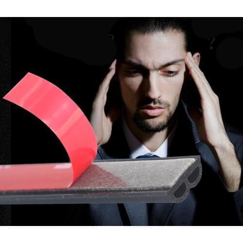 4 Meters Car Door Seal Strips Sticker B Shape for Mitsubishi ASX Outlander Lancer Evolution Pajero Eclipse Grandis FORTIS Zinger