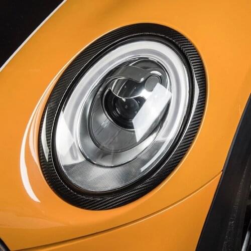 For Mini Cooper One JCW F55 F56 F57 F60 F54 Styling Accessories Car Headlight Frame Rear Lamp Cover Foglight Ring Stickers