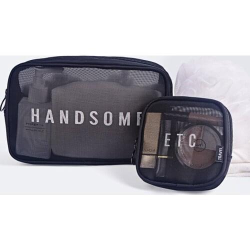 HAOYUNQI Hibiscus Bag Gauze Washed Bag Travel Multi-functional Storage Organizing Cosmetic Bag Portable Washed Storgage Bag