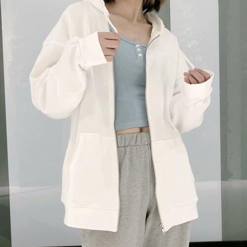 UNUTH Girls Oversize Fleece Jackets 2021 Spring-Autumn Fashion Ladies Thick Warm Coats Vintage Women Chic Outerwear