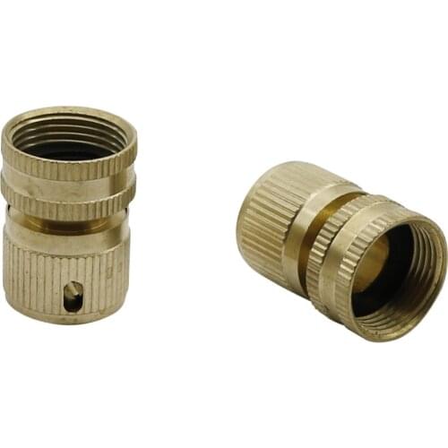 Brass 3/4" female thread connection quick connector Garden hose water pipe connector garden accessories 1 Pc