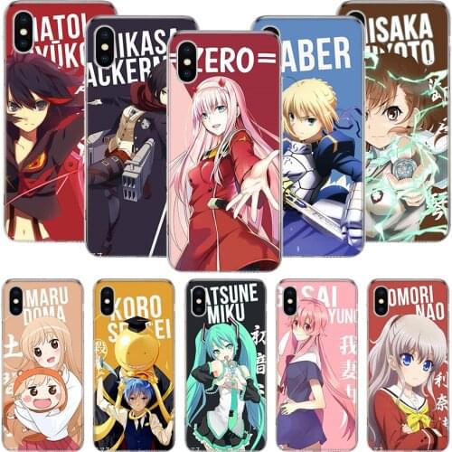 Anime Protagonist Cute Girl Phone Case For iPhone 11 12 Pro XS XR X Max 7 8 6 6S Plus Mini + 5 SE Pattern Customized Coque Cover