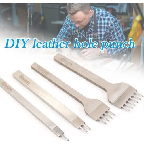 HOT Spacing Punch Tool Set Leathercraft Tools Hole Punch Setting Tool Lacing Stitching Sewing For Home