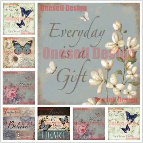 Everyday is a gift diamond painting full square home sweet home diy diamond mosaic sale decortion home livingroom wall sticker