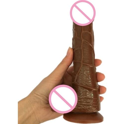 7.5 inches Strapless Dildo Sex Toys For Women Realistic Dildo,Flexible Fake Penis With Textured Shaft and Strong Suction Cup