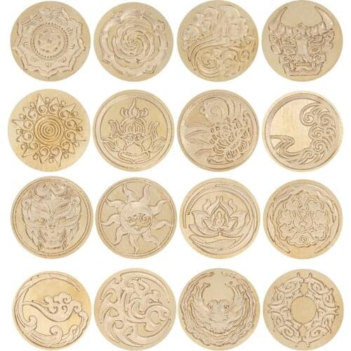 Antique Cartoon Anime Seal Stamp for DIY Scrapbooking Customize Envelop Craft Wedding Invitation Decorative Retro Sealing Wax