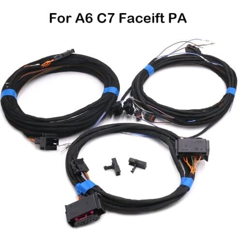 Side Assist Lane Change Wire Cable Harness For VW AUDI A6 C7 PA