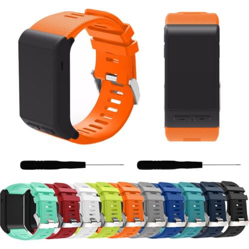 Silicone Watchband For Garmin vivoactive HR Sport Bracelet Wrist Strap Watch Band Accessory