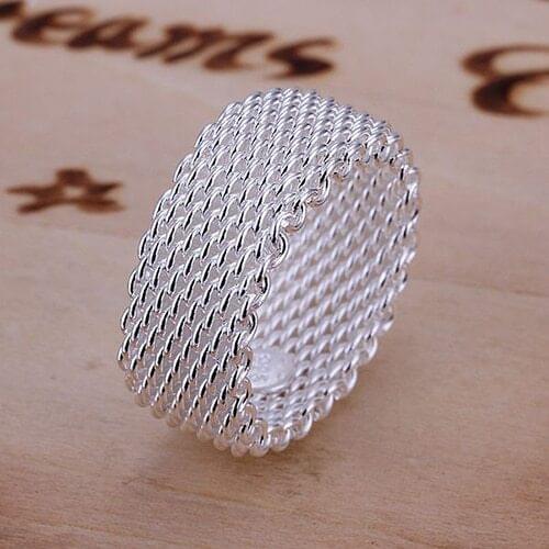 Womens Fashion Size 6/7/8/9 Wide Band Ring for decoration 99OB