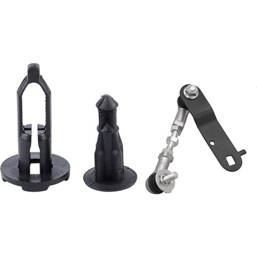 51 Pcs Car Accessories: 50Pcs Black Bumper Retainer Clips Fasteners & 1 Pcs Car Body Height Sensor Lever