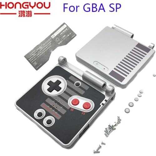 10Pcs For GBA SP Housing Case Cover For GameBoy Advance SP Classic NES Limited Edition Replacement Housing Shell