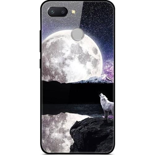 Case For Xiaomi Redmi 6 Phone Case Tempered Glass Case Back Cover Series 3