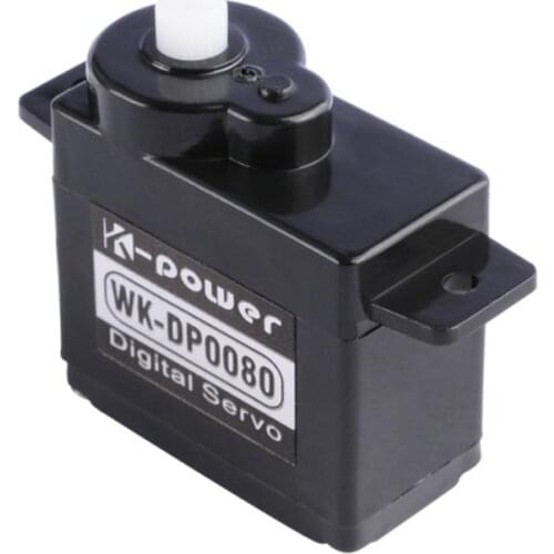 K-power DP0080 8g /1.4KG/0.1S High Speed Micro/Mini Coreless Motor Digital RC Servo for RC Helicopter Airplane Aircraft