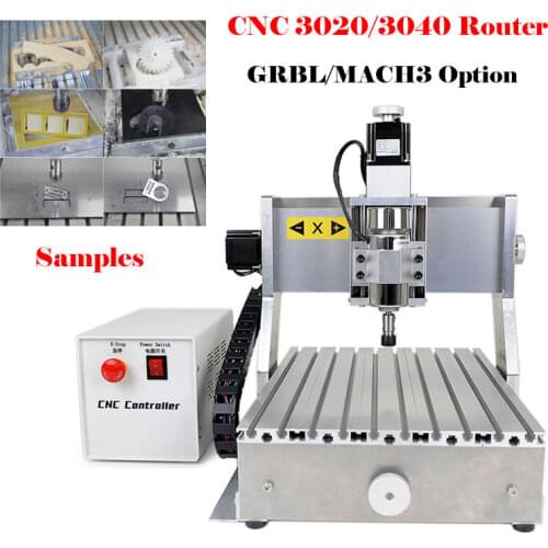 DIY cnc router 300x200mm 300x400mm milling engraving machine 300w 500w 800w with GRBL Mach3 system for woodworking metal carving