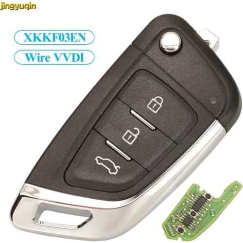 Jingyuqin 5pcs XKKF03EN VVDI2 Mini Key Tool For BMW Blade Type VVDI Xhorse Wire Remote Car Key Control Universal 3 Buttons